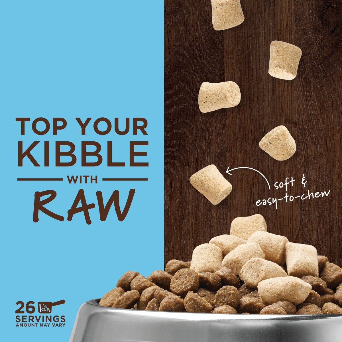 Instinct Raw Boost Mixers Wild Caught Alaskan Pollock Recipe High-Protein Grain-Free Freeze-Dried Dog Food Topper 5oz