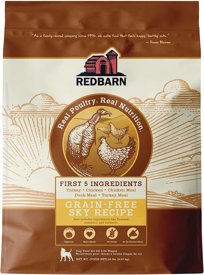Redbarn Grain-Free Sky Recipe Dry Dog Food 22lb