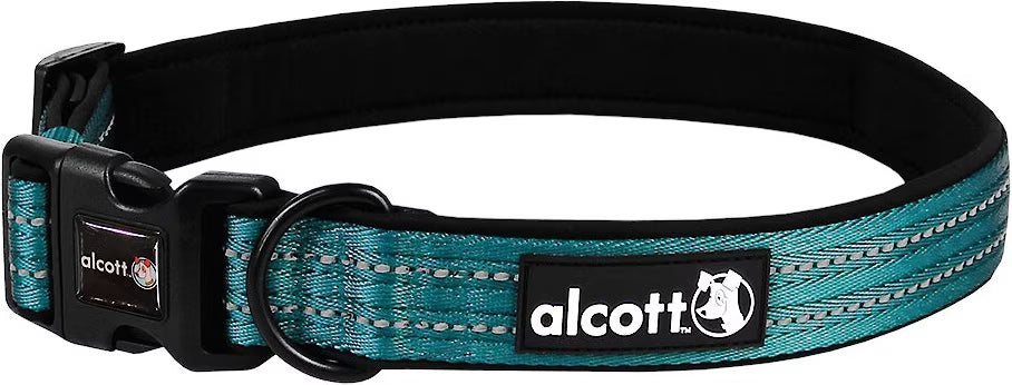Alcott Adventures Reflective Dog Collar Blue XL