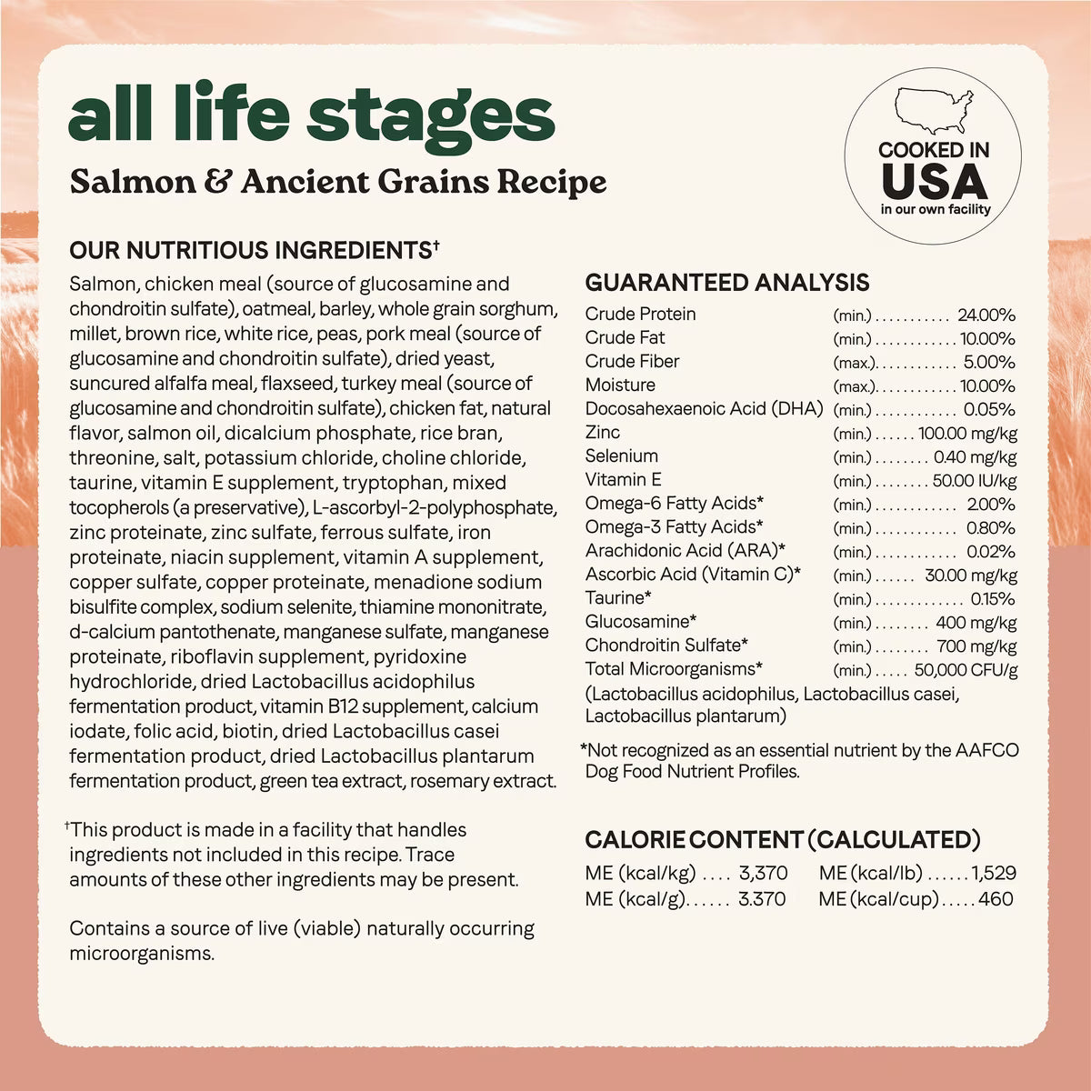 CANIDAE All Life Stages Real Salmon & Ancient Grains Recipe Dry Dog Food 27 lbs