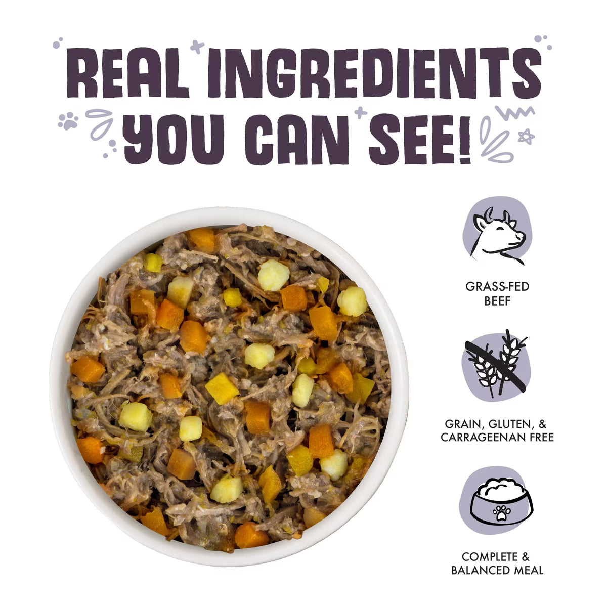 Weruva Steak Frites Dinner with Beef, Pumpkin & Sweet Potatoes in Gravy Grain-Free Canned Dog Food 5.5oz