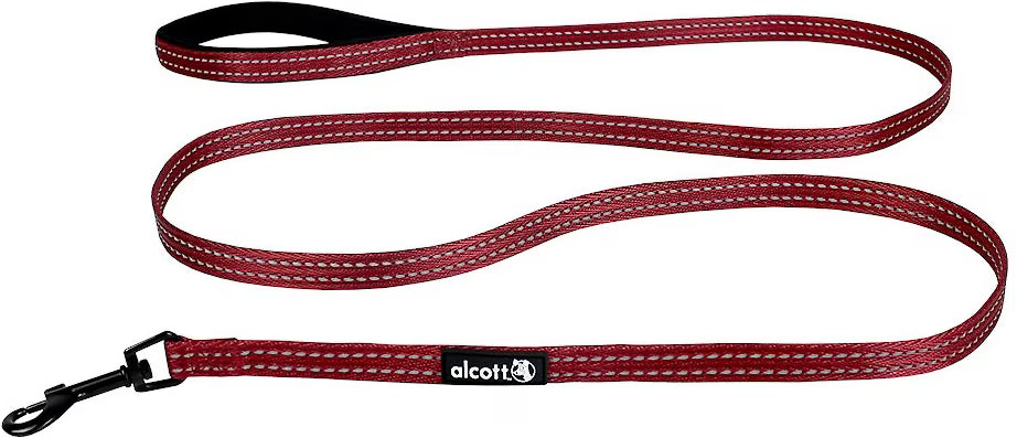 Alcott Adventure Reflective Leash Small Red