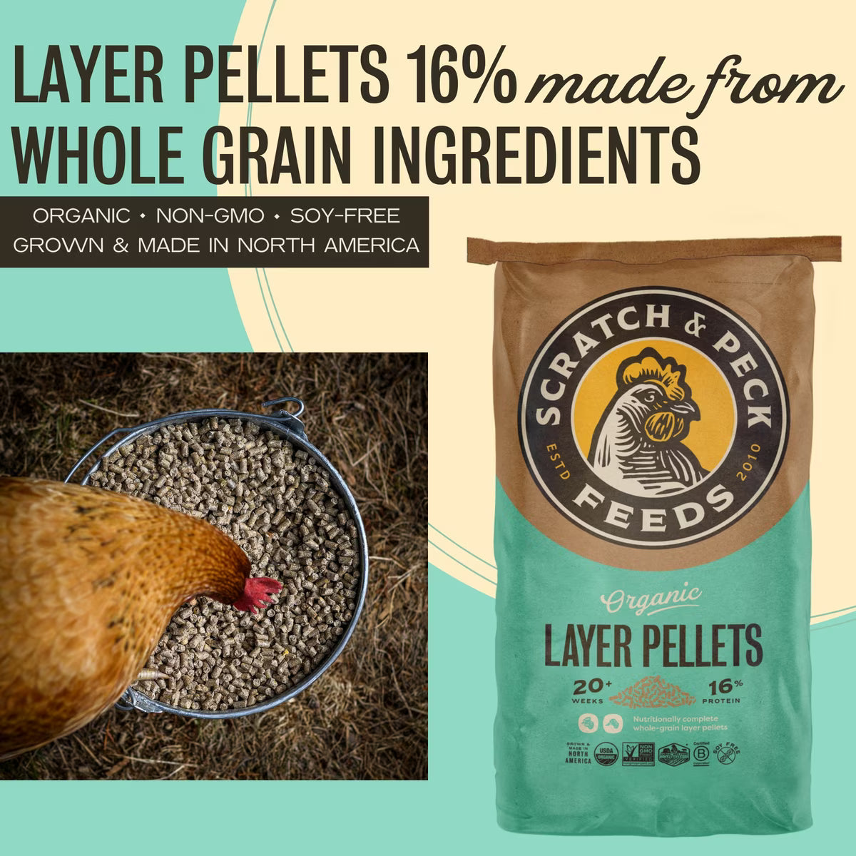 S/P LAYER pellet w grub  35lb