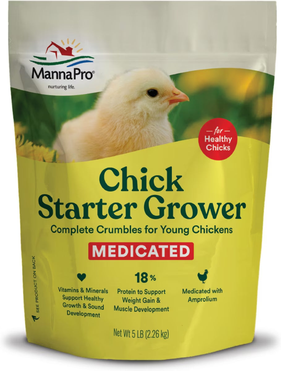 CHICK STARTER MED CRUMBLES 5#