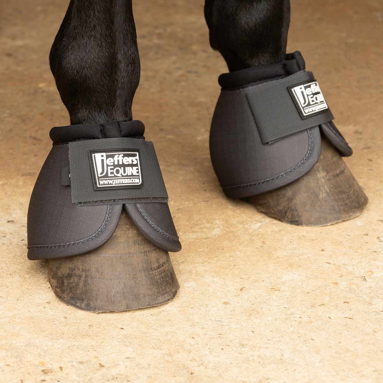 No-Turn Bell Boots for Horses, Solid Colors, 2 ct