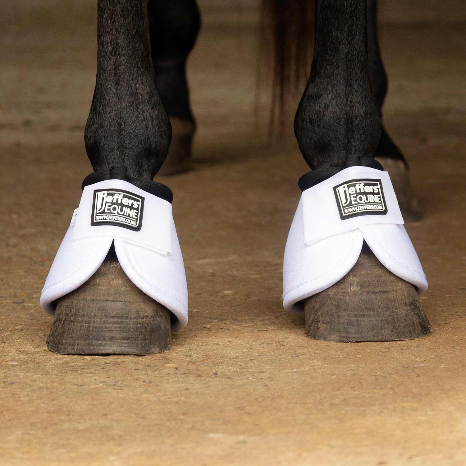 No-Turn Bell Boots for Horses, Solid Colors, 2 ct