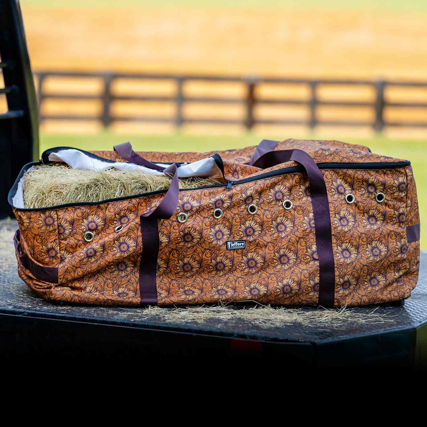 Expression Full Hay Bale Tote Bag