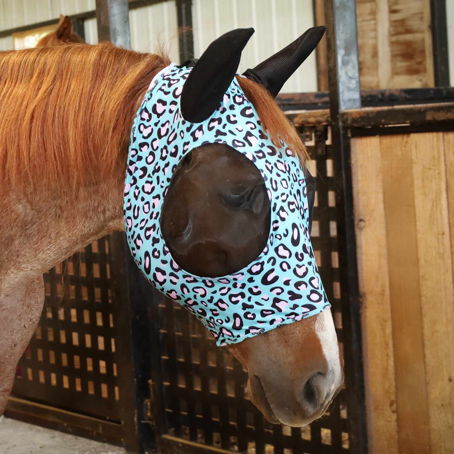 Expression Lycra Horse Fly Mask with Ears