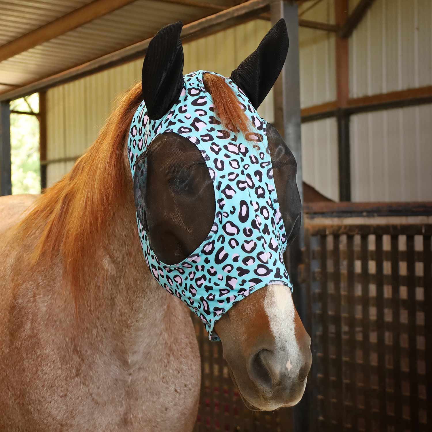 Expression Lycra Horse Fly Mask with Ears