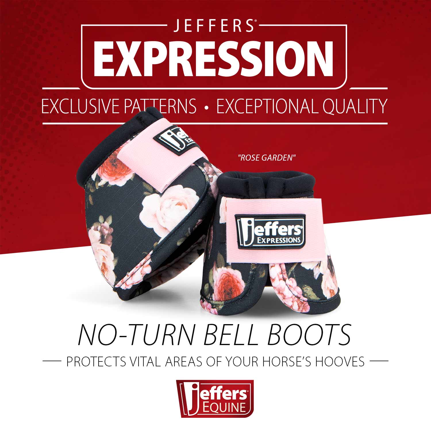 Expression No-Turn Bell Boots for Horses, Pair