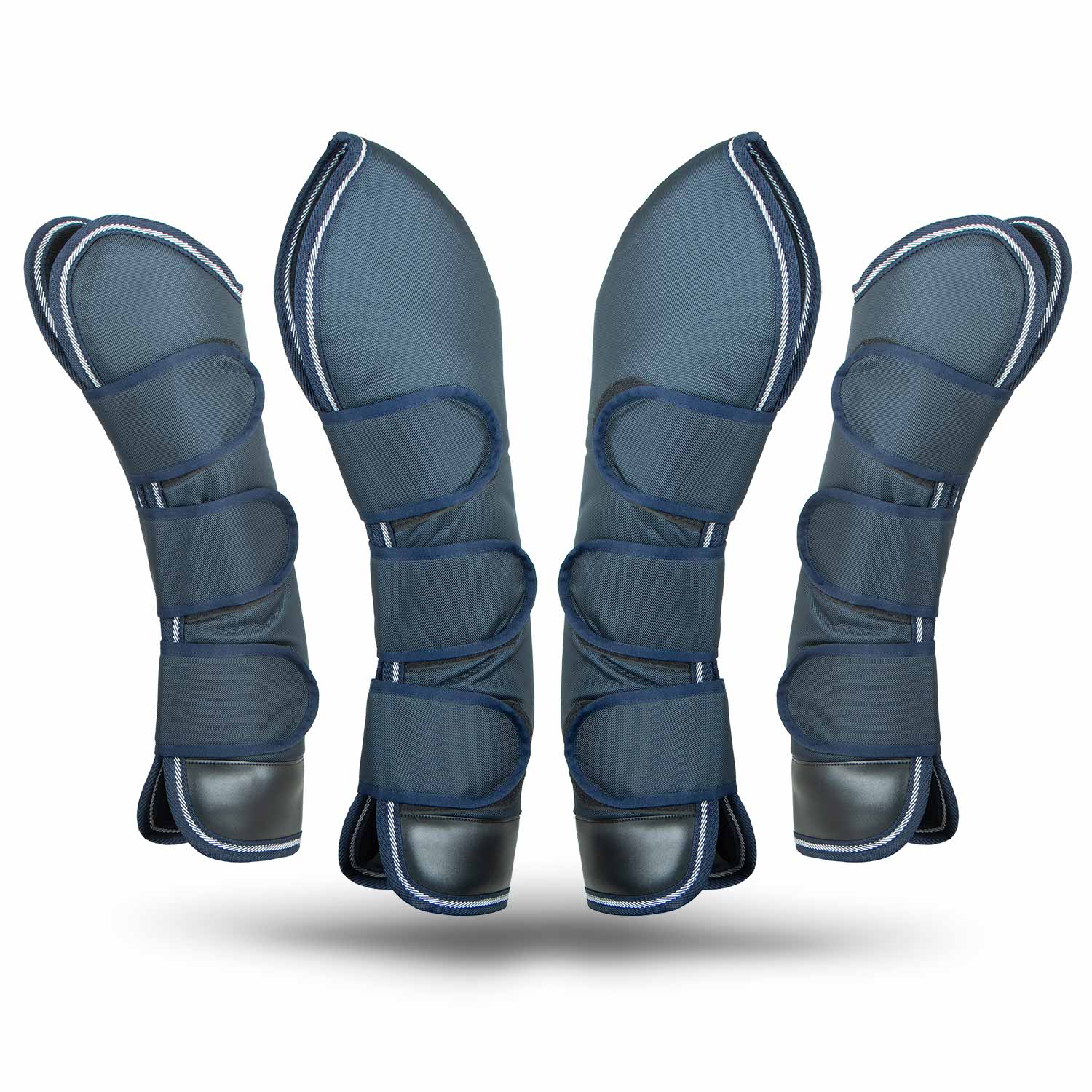 Poplar Head Horse Shipping Boots, 4-Pack with Carry Bag