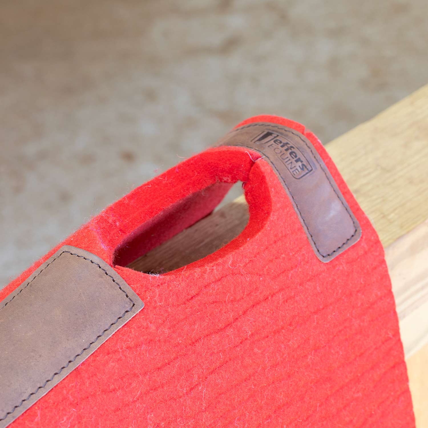 WoolLuxe 100% Wool Equine Saddle Pad – Cushioned, Breathable, and Shock-Absorbing