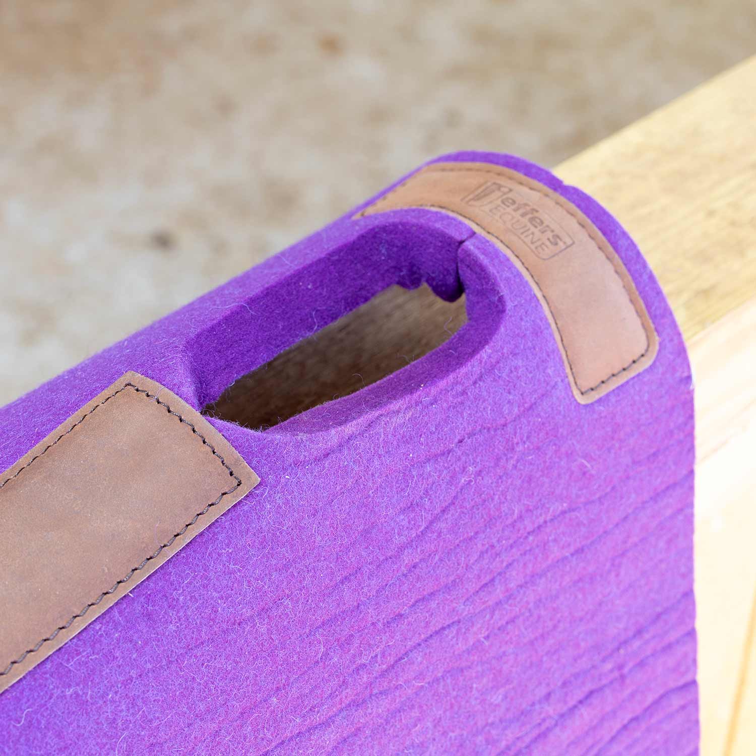 WoolLuxe 100% Wool Equine Saddle Pad – Cushioned, Breathable, and Shock-Absorbing