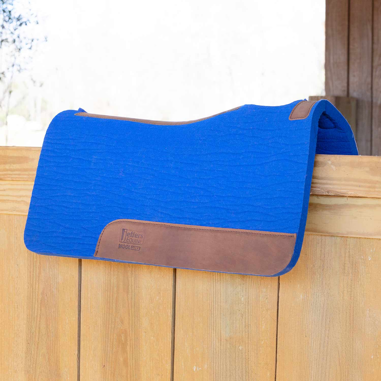 WoolLuxe 100% Wool Equine Saddle Pad – Cushioned, Breathable, and Shock-Absorbing