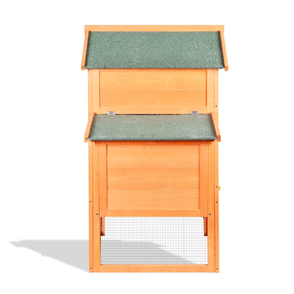 Large 160-Inch Wooden Backyard Hen Chicken Coop Enclosure W/ Nest Box & Run