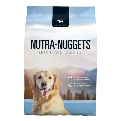 NUTRA-NUGGETS BEEF & RICE DOG 50LB