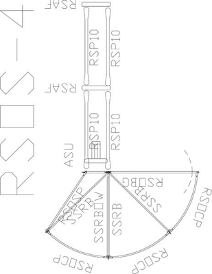 Priefert Rough Stock 135 Degree Sweep w/20' Adj. Alley & Alley Stop (RSOS-4)