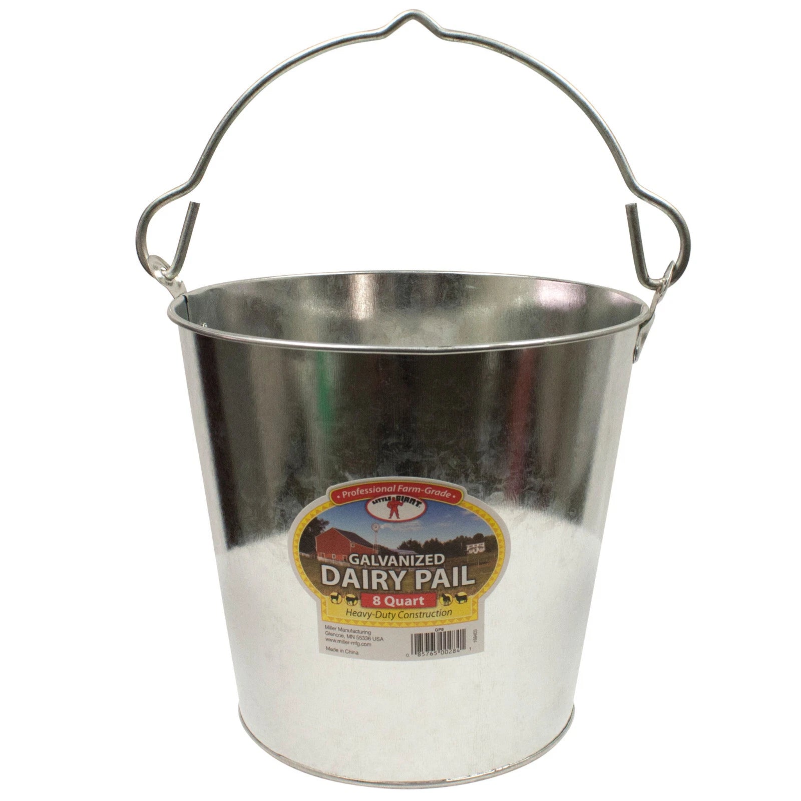 WATER PAIL GALVANIZED 8 QT