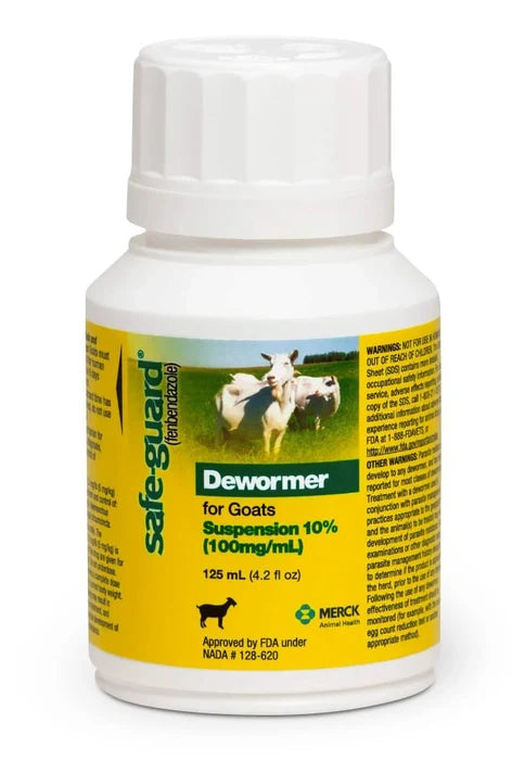Safe-Guard Goat Dewormer Suspension for Goats 125ml