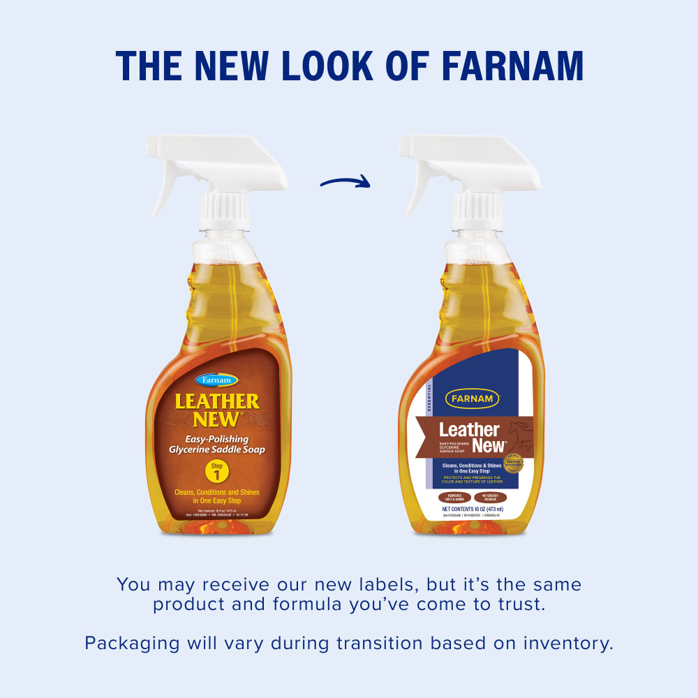 Farnam Leather New Saddle Soap & Leather Cleaner 16oz