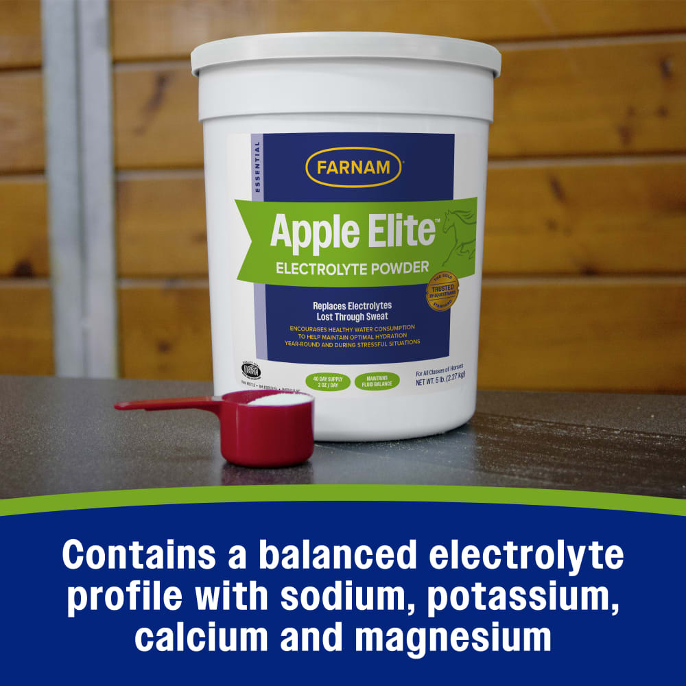 Farnam Apple Elite Electrolyte Powder for Horses 5lb