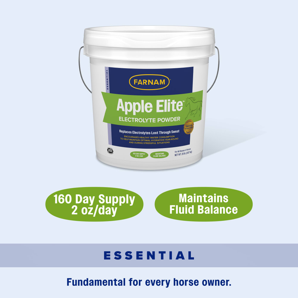 Farnam Apple Elite Electrolyte Powder for Horses 20lb