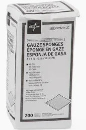 SPONGE GAUZE 4X4 200CT