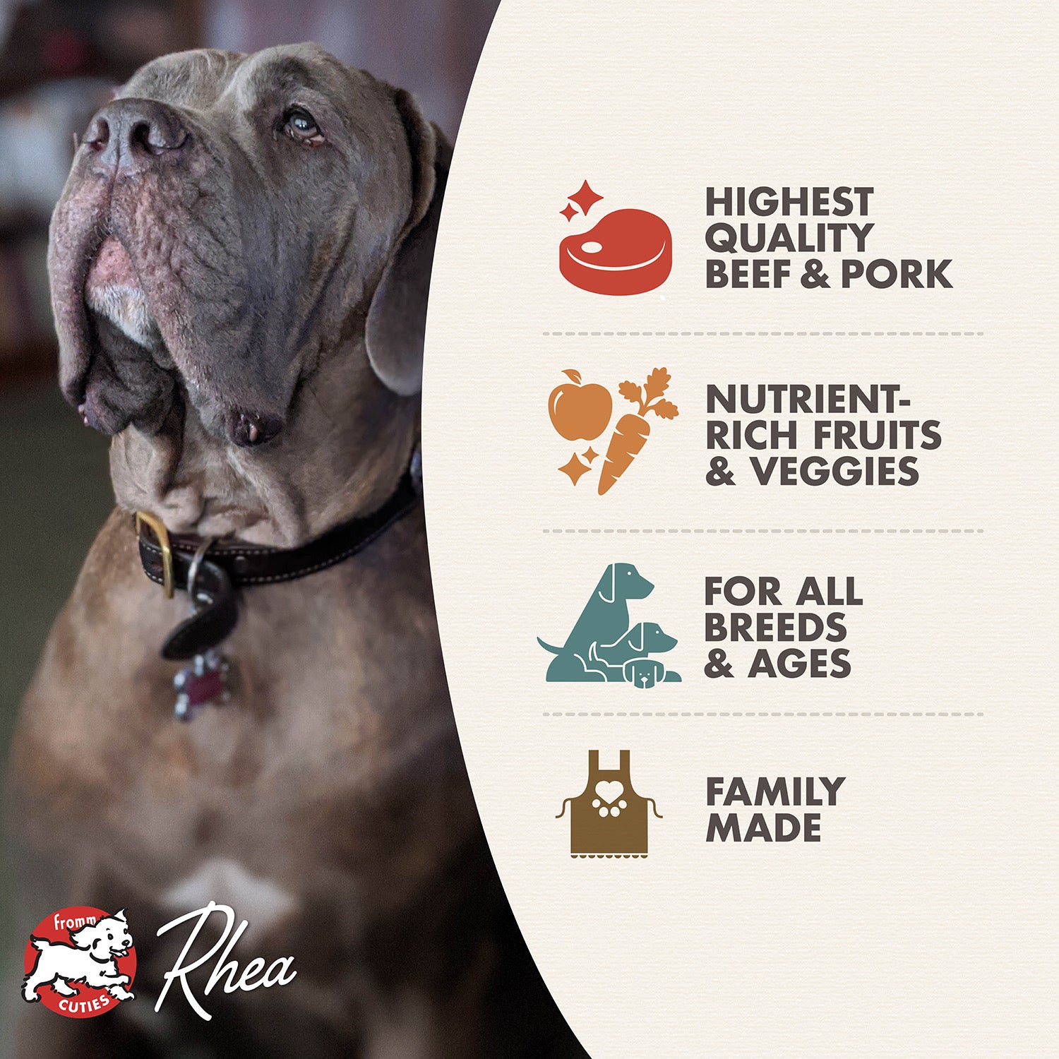 Fromm Four-Star Beef Frittata Veg® Recipe Dry Dog Food 4LB