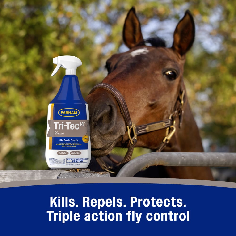 Farnam Tri-Tec 14 Fly Repellent Horse Fly Spray 32oz