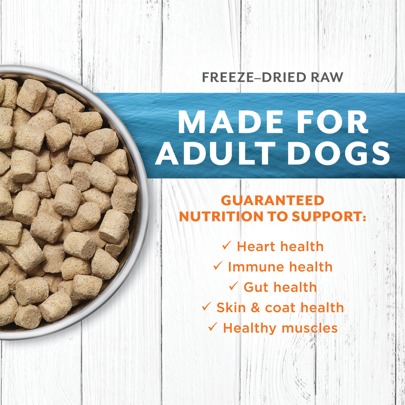Instinct Raw Longevity 100% Freeze-Dried Raw Meals Wild-Caught Alaskan Pollock Recipe 9.5 oz
