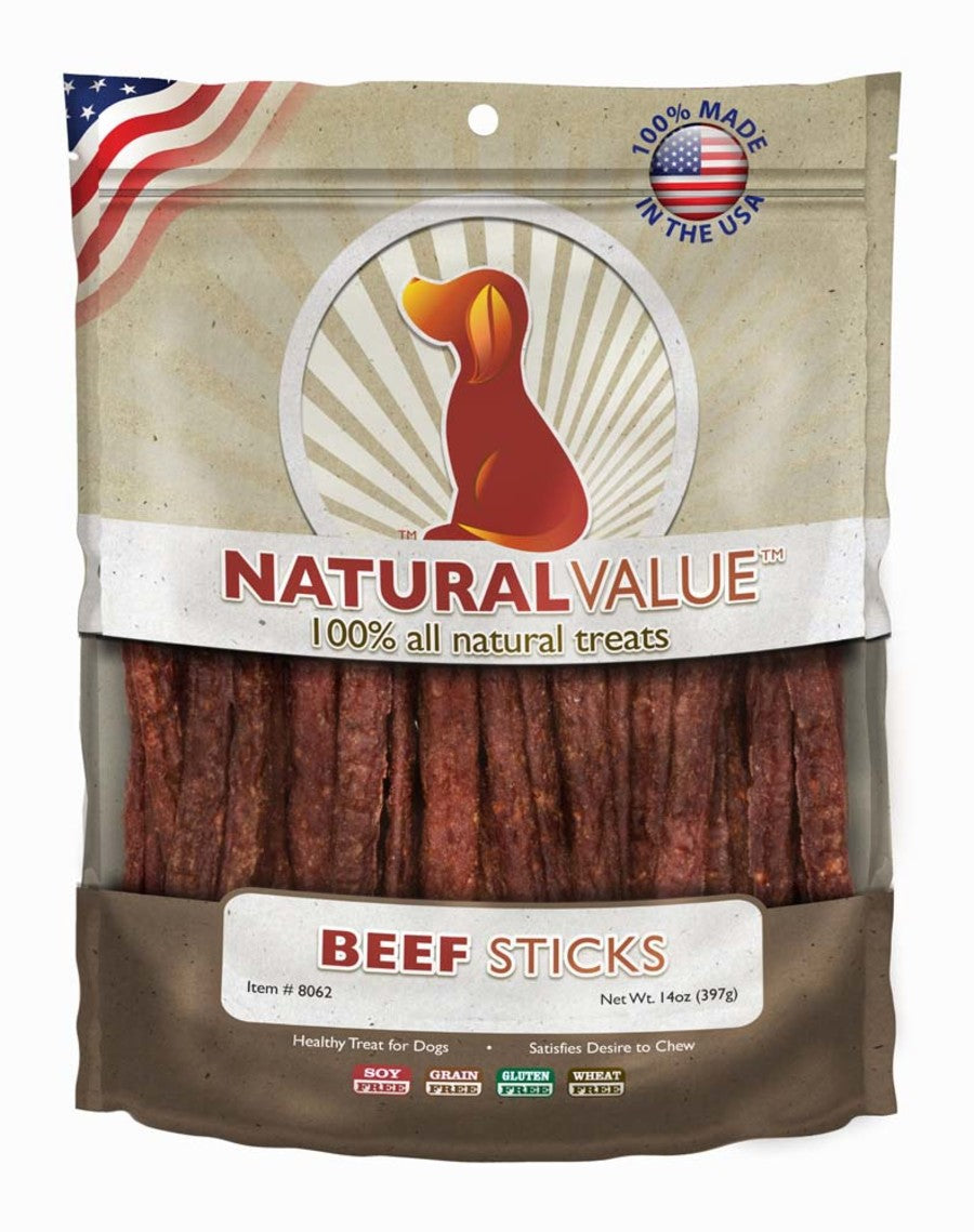 NATURAL VALUE BEEF MEAT STICKS