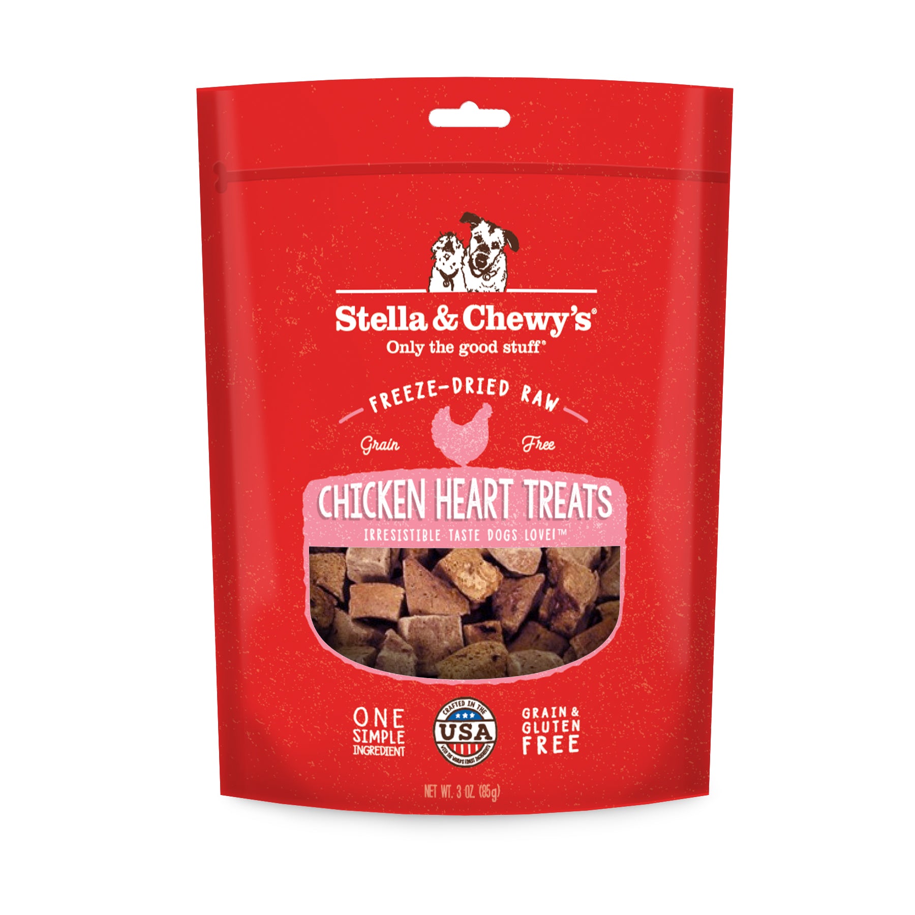 SC DOG chicken HEART fd 3oz