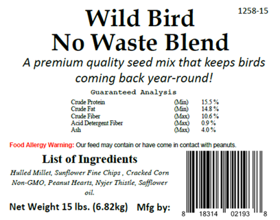 BAR wild Bird no waste 10