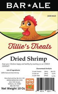 Tillie's Treats Shrimp 10 oz