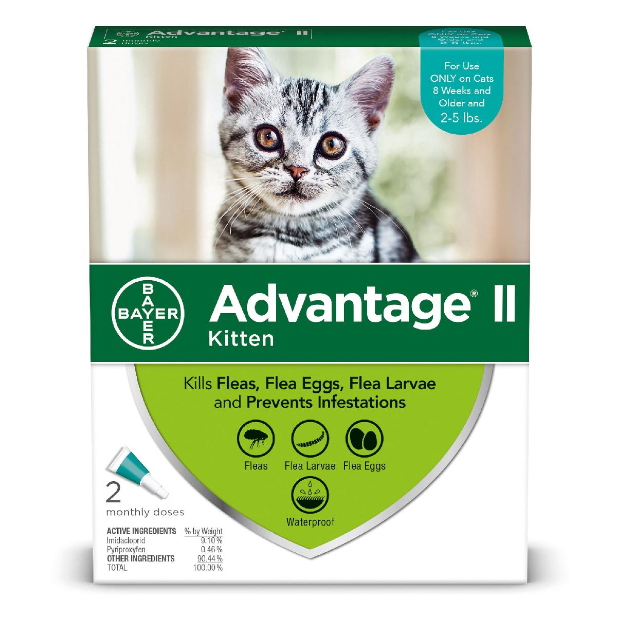 ADVANTAGE II kitten SML 1-5 LB