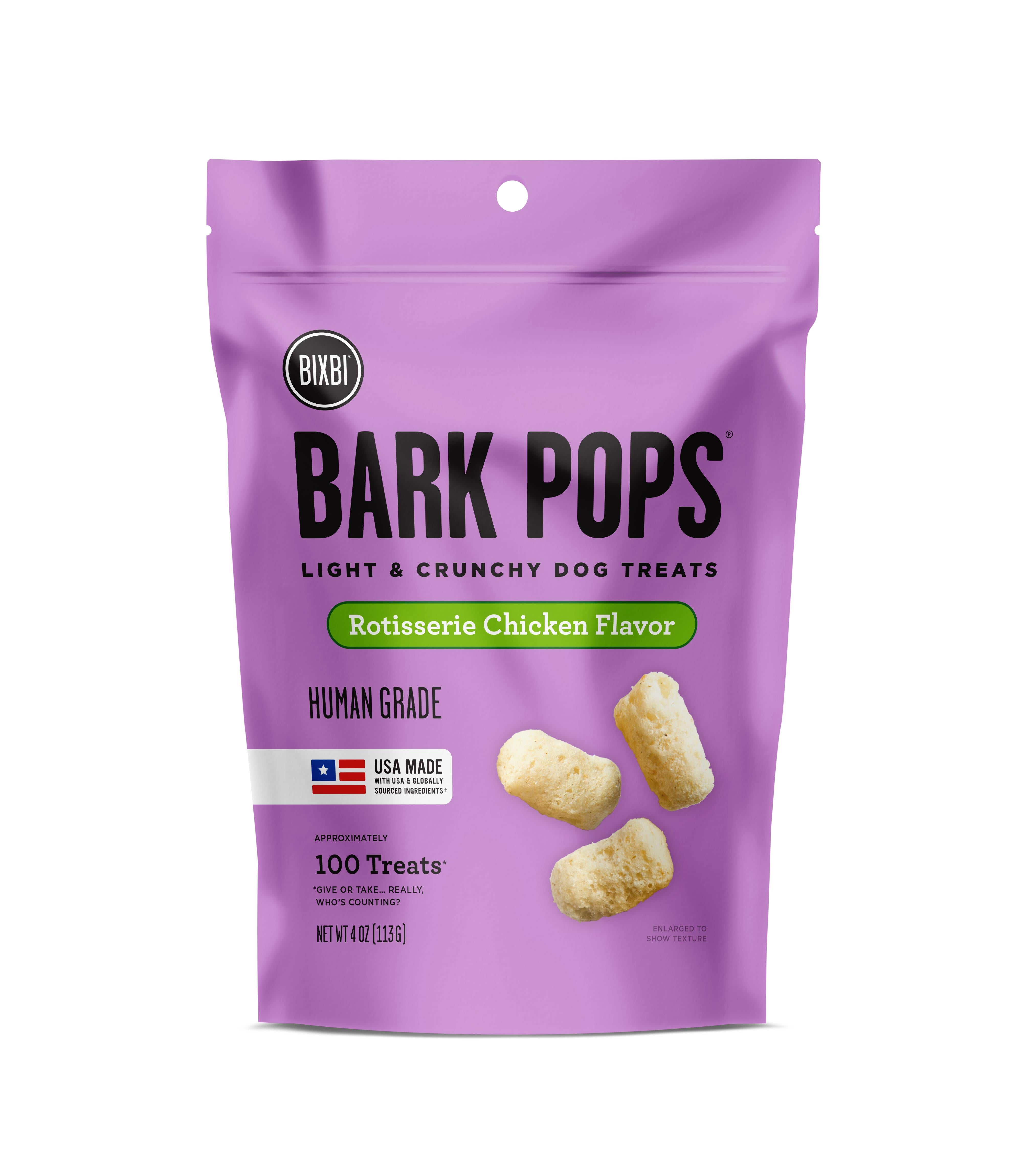 BIXBI chicken bark pop  4OZ