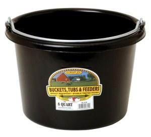 BUCKET P-8 BLACK