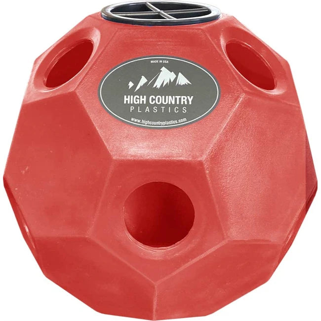 HAY PLAY HORSE FEED BALL red