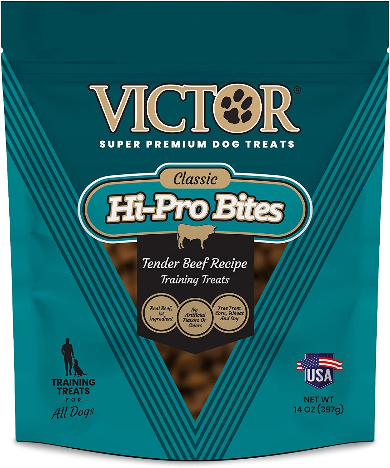 Victor hi pro beef bites 14oz