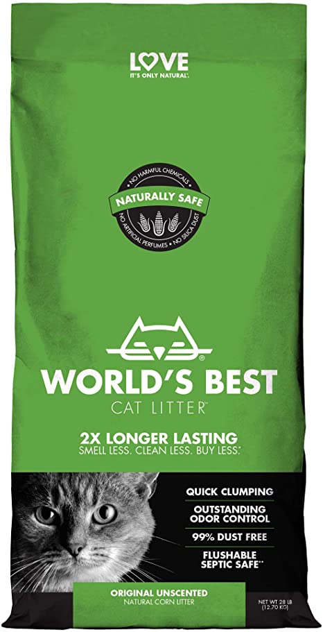 WORLD'S BEST CAT LITTER 34LB