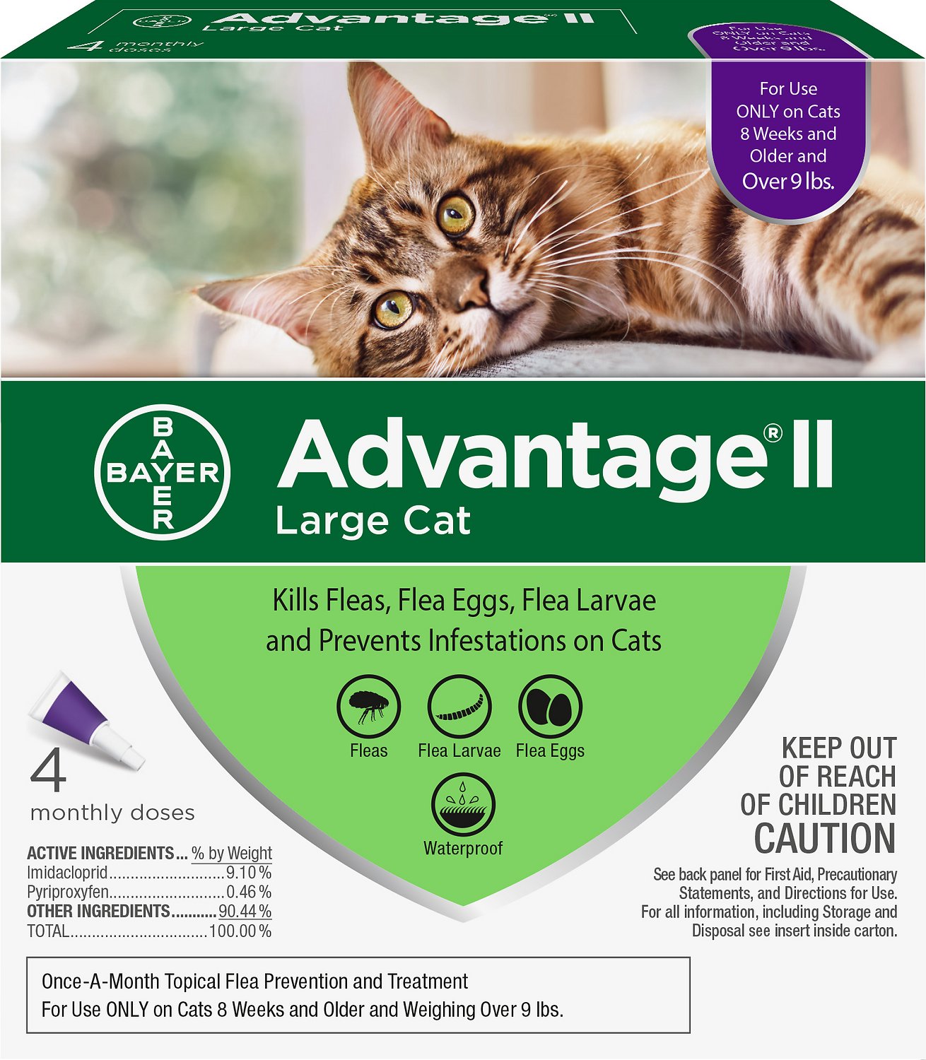 ADVANTAGE II CAT LRG OVER 9 LB