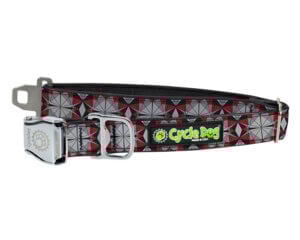 CDOG Collar Kaleid GRY Reg   M