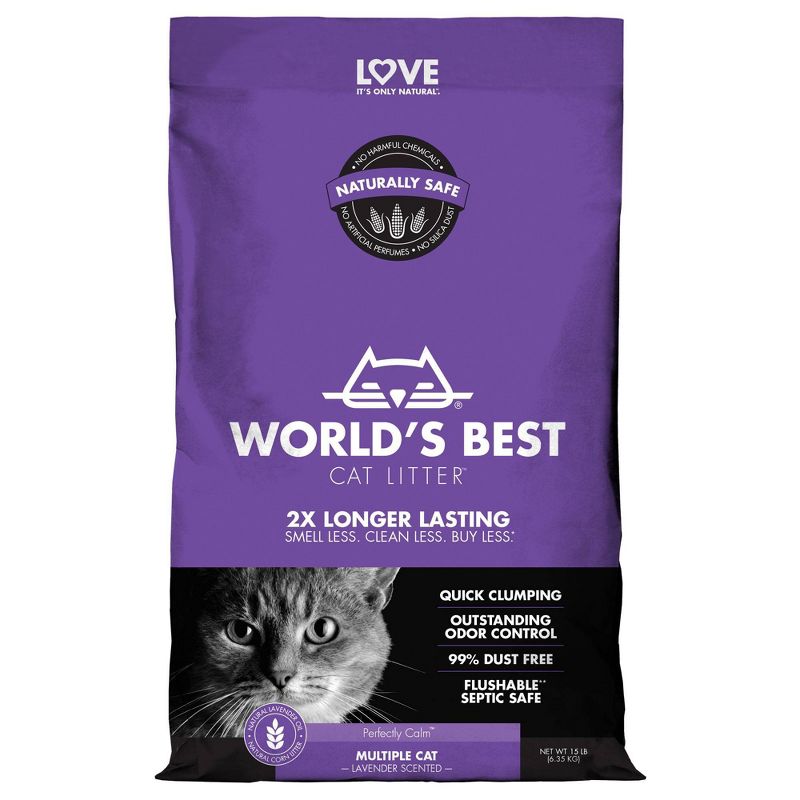 WORLD'S BEST CAT L LITTER 15LB