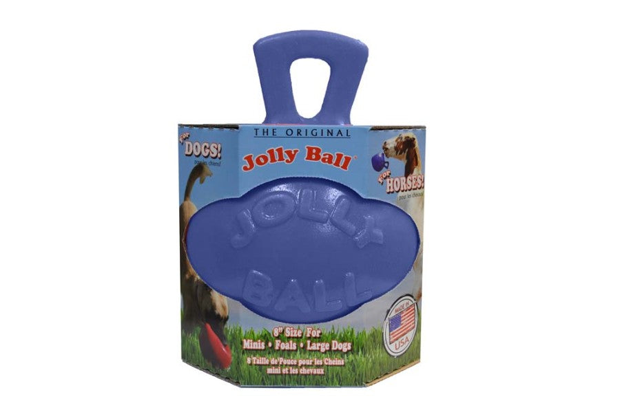 JOLLY BALL TUG N TOSS BLUE 8"