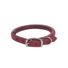 CO 1203 ROUND LEATHER 14" RED