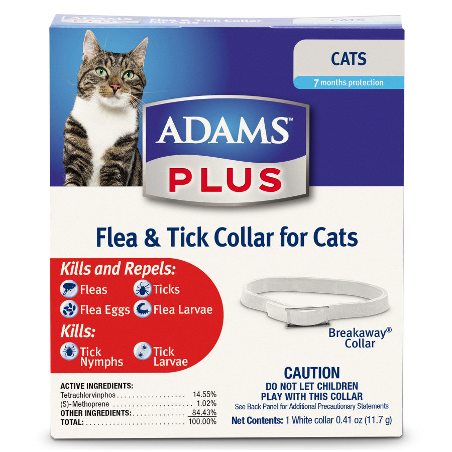 ADAMS PLUS F&T COLLAR CAT/KTN