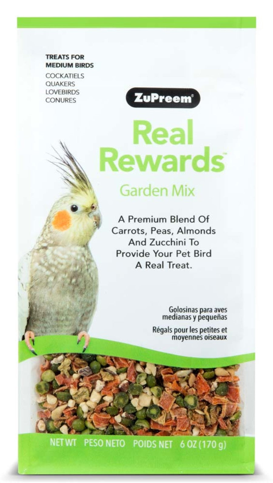 ZUP R-R GRDN MIX MD BIRD 6OZ