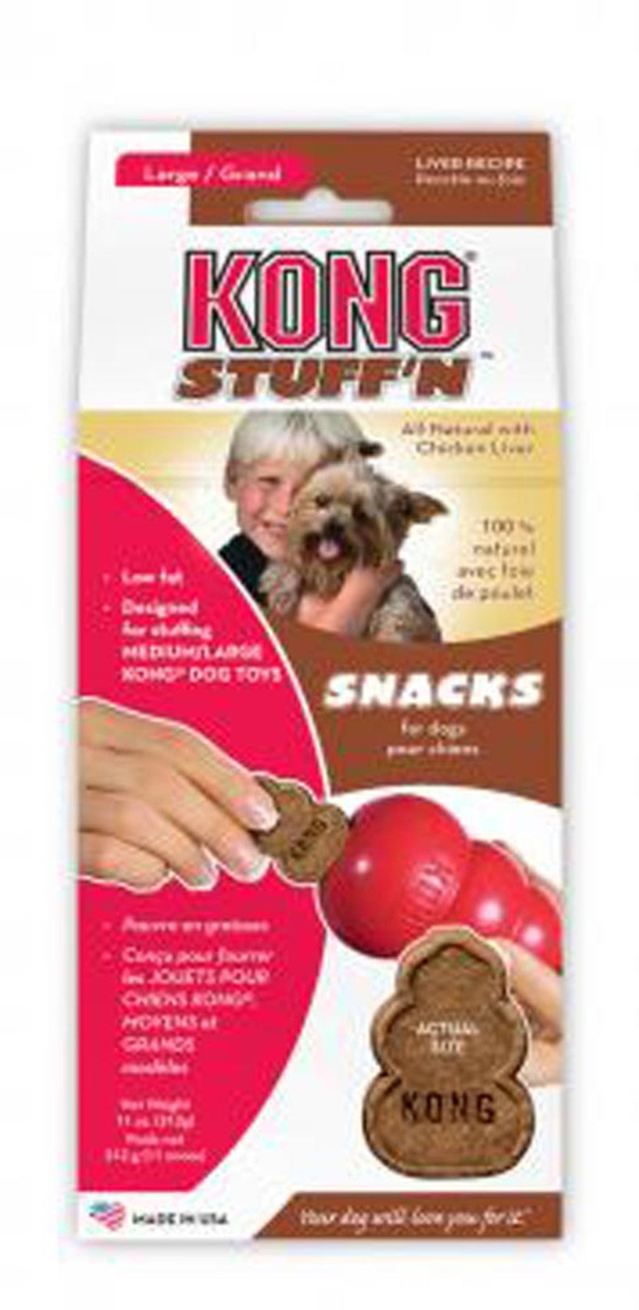 KONG STUFF'N LIVER SNAPS 11OZ