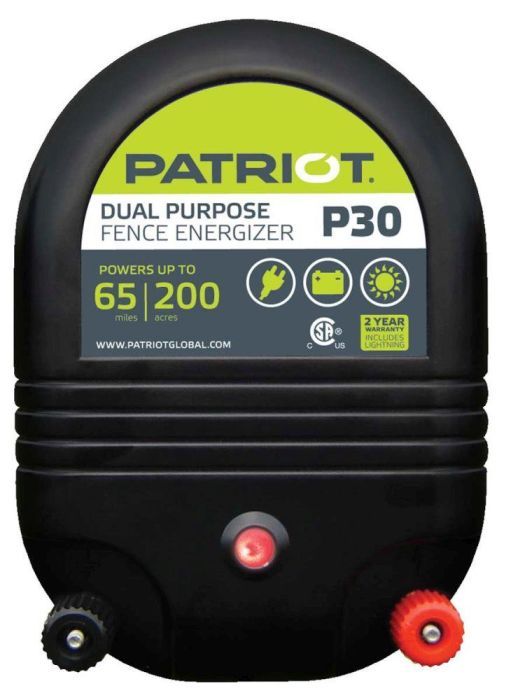PATRIOT FENCE CHARGER DUAL P30